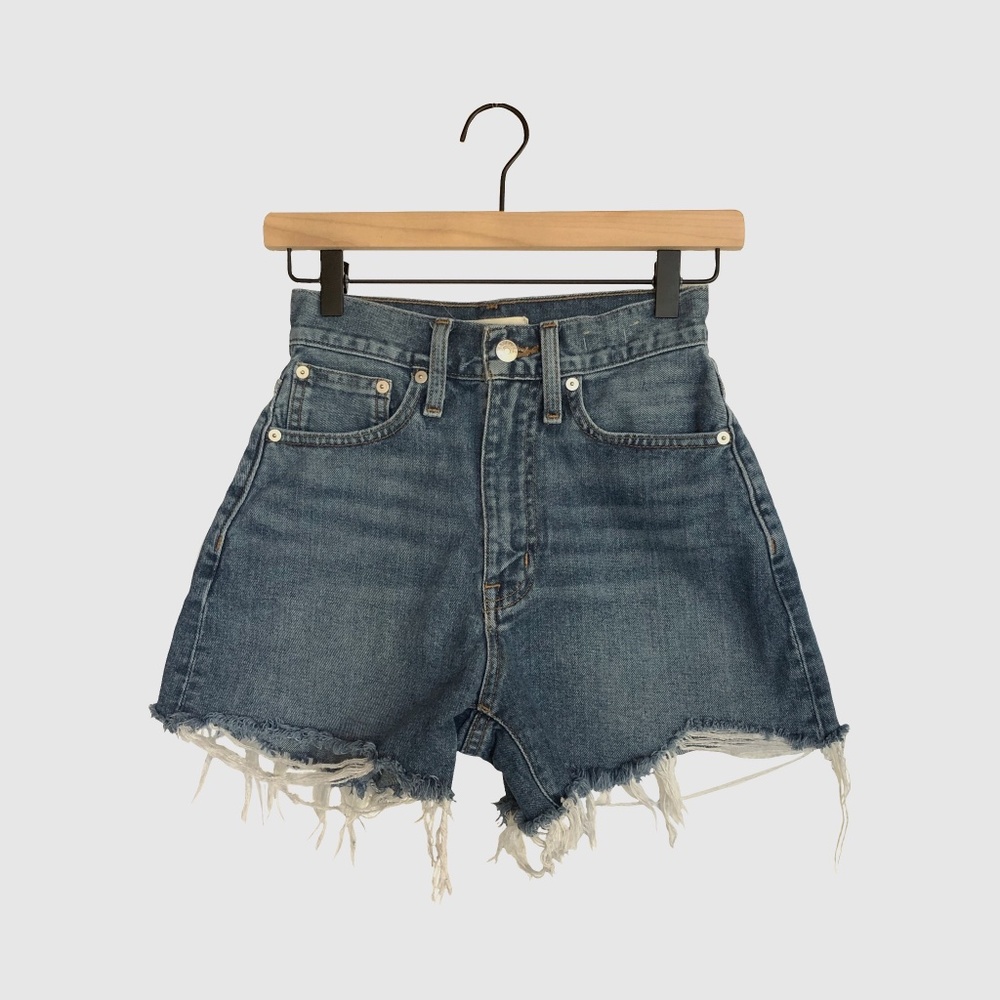 Madewell Cutoff Denim Mom Shorts